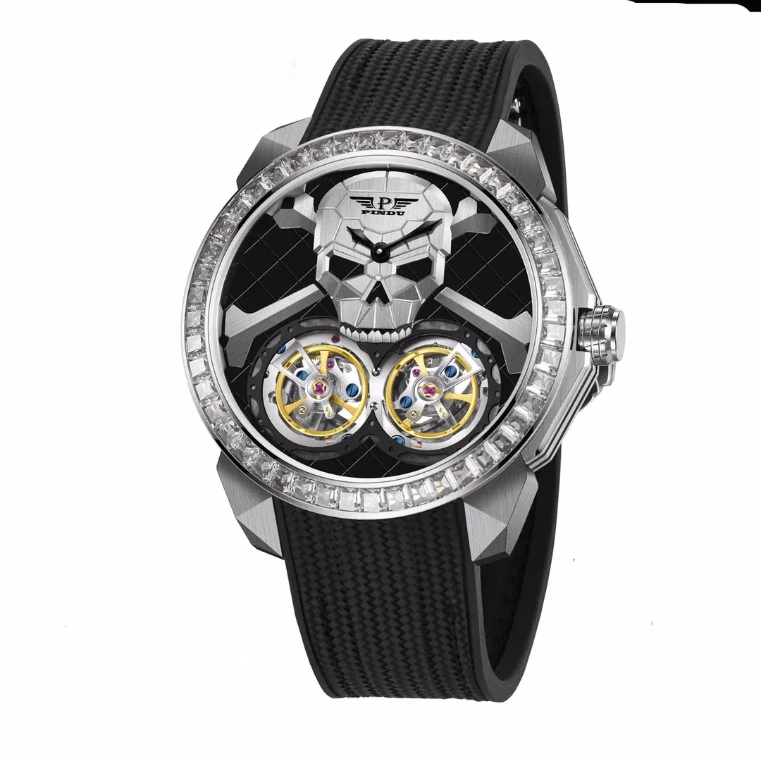 Jam Tangan Model Tengkorak - Foto 1