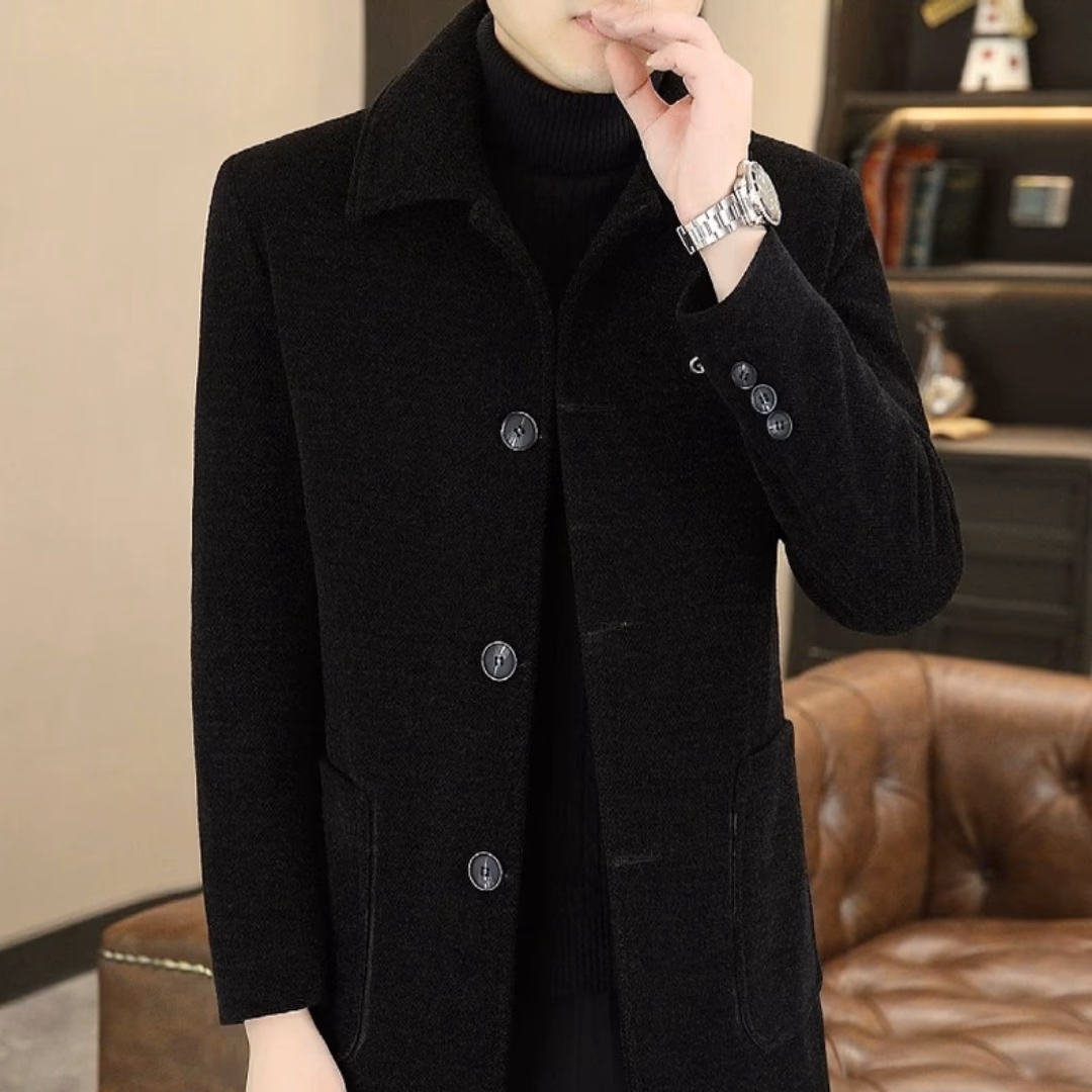 Jaket Kasual Pria Trendi - Foto 2