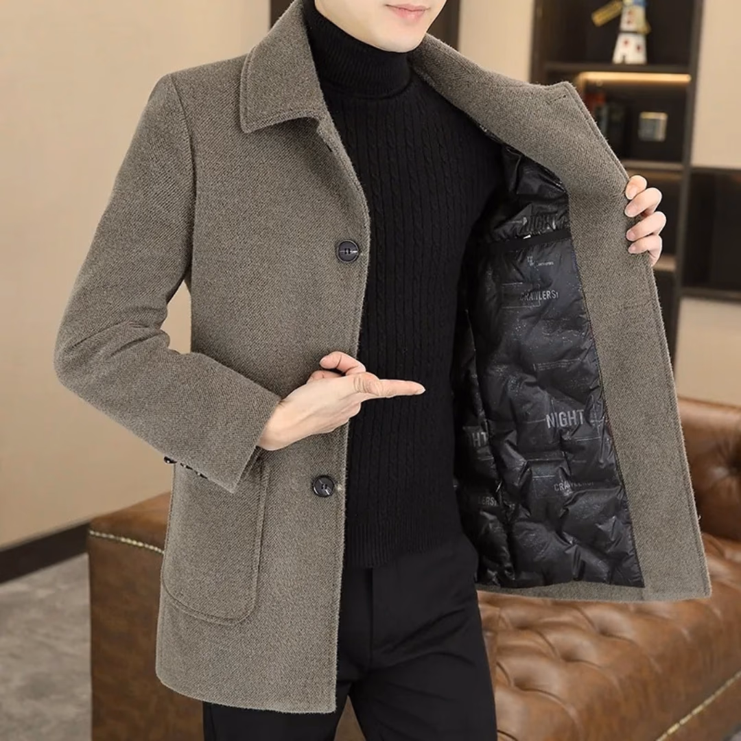 Jaket Kasual Pria Trendi - Foto 4