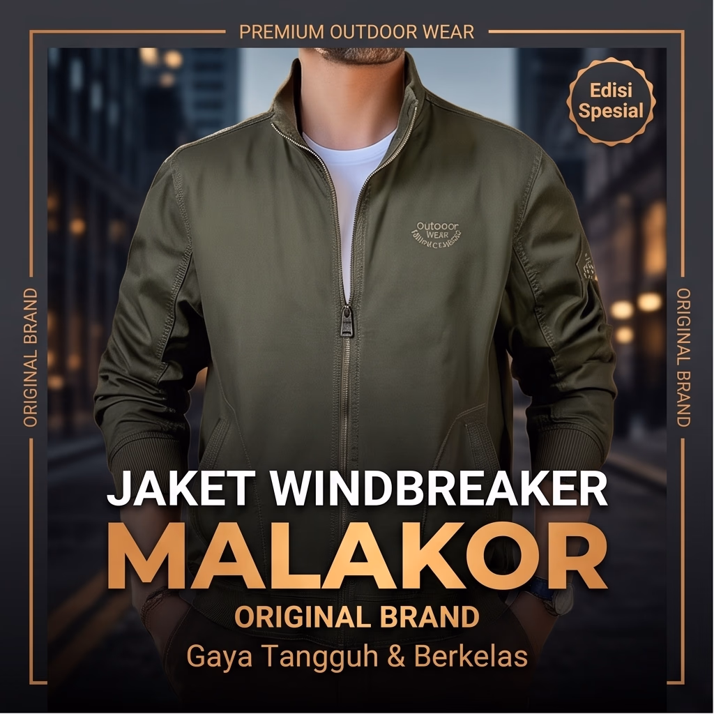 JAKET WINDBREAKER MALAKOR - Foto 1