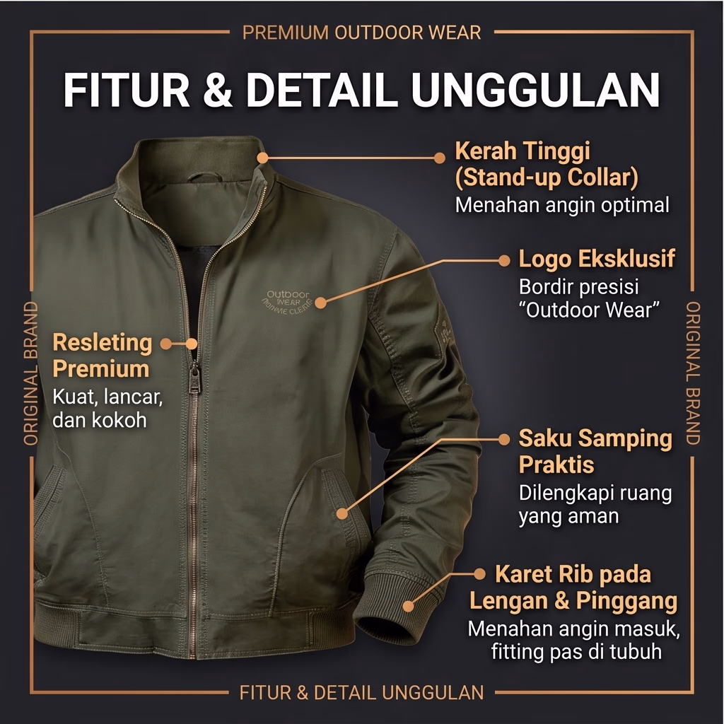 JAKET WINDBREAKER MALAKOR - Foto 3