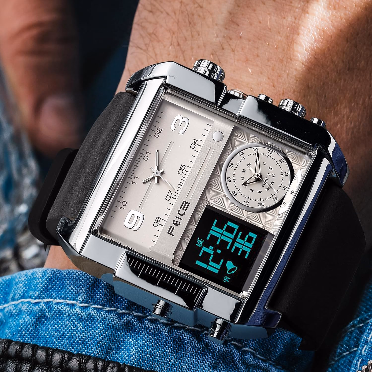 JAM TANGAN SQUARE JAXON - Foto 1