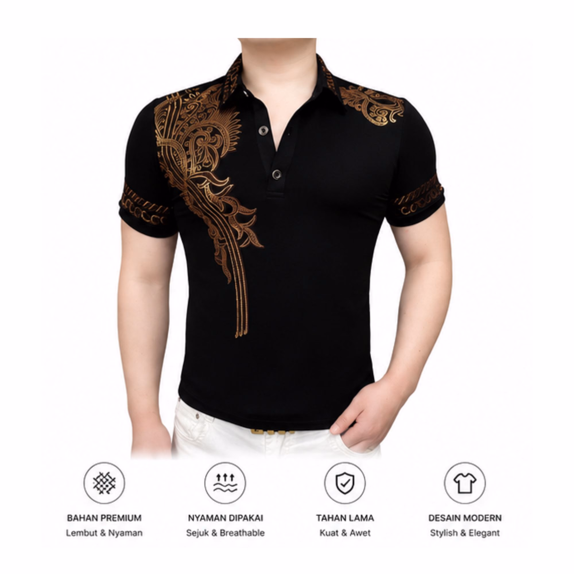 POLO MOTIF GOLD - Foto 1