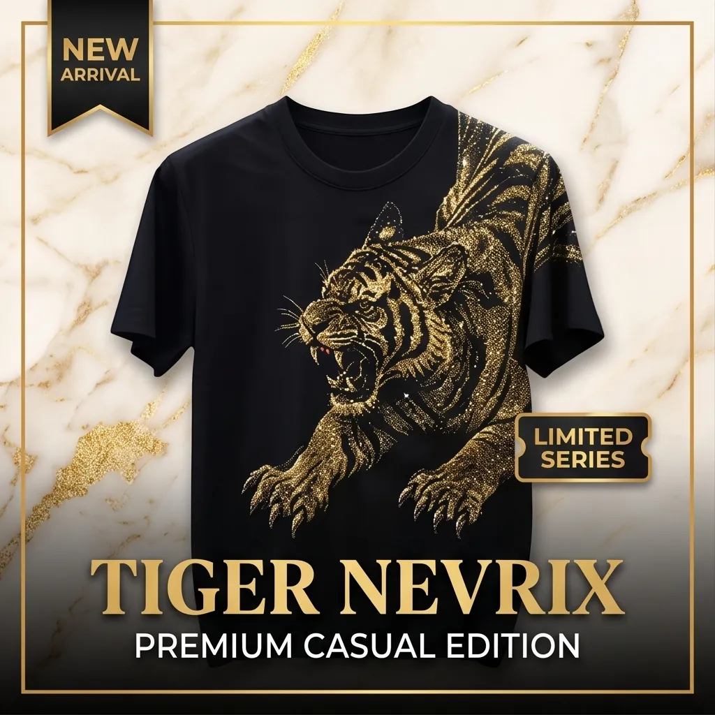 Baju Pria Tiger Nevrix - Foto 1