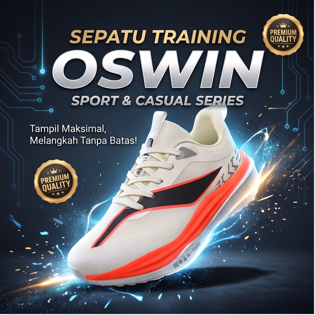 SEPATU TRAINING OSWIN - Foto 1