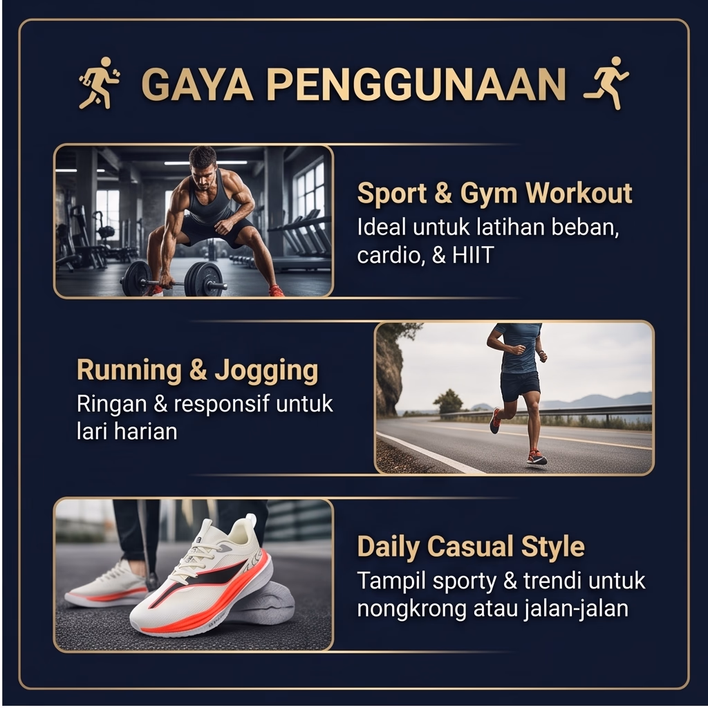 SEPATU TRAINING OSWIN - Foto 2