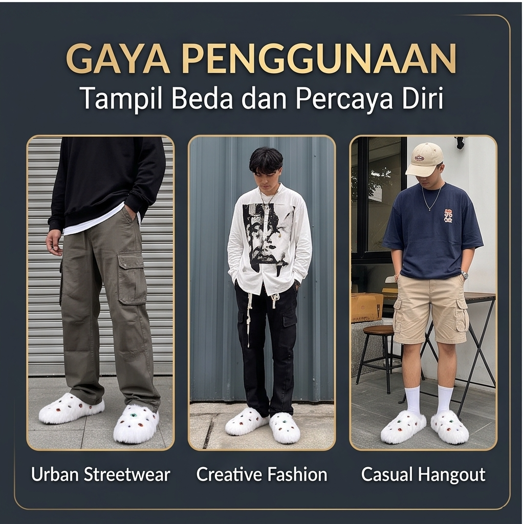 Sandal Mata Bulu Zyclop - Foto 3