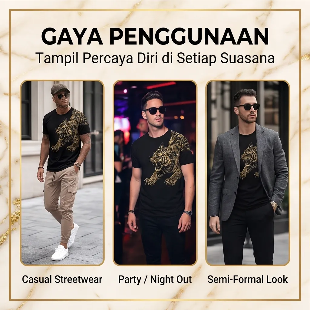 Baju Pria Tiger Nevrix - Foto 3