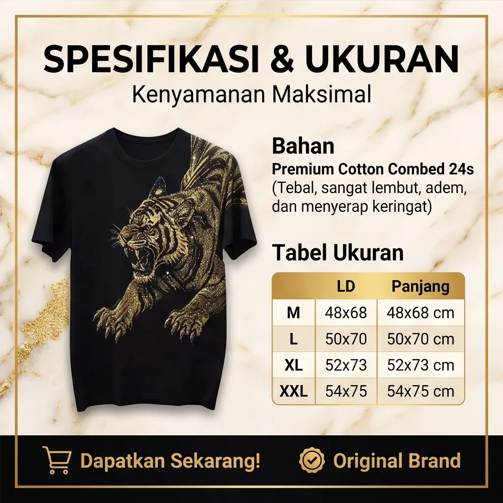 Baju Pria Tiger Nevrix - Foto 4