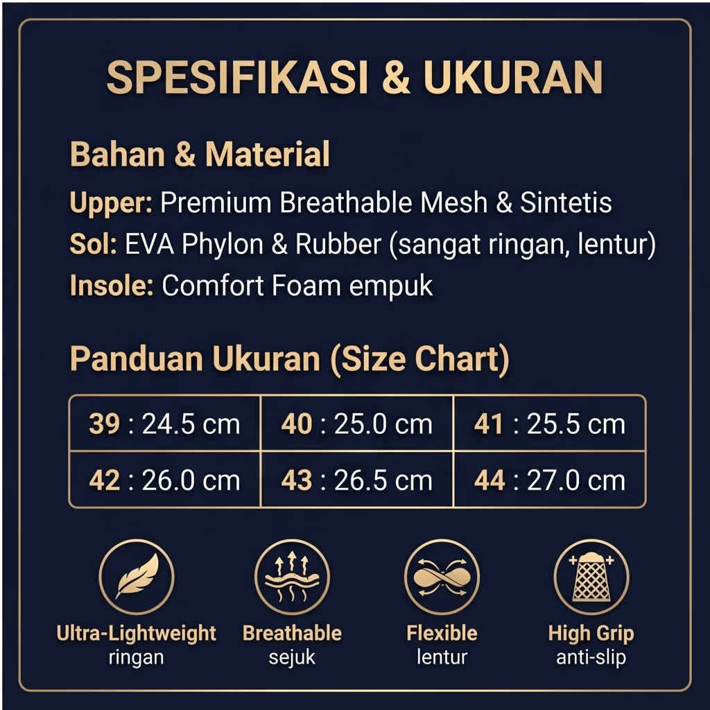 SEPATU TRAINING OSWIN - Foto 4
